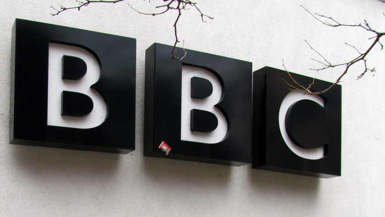 BBC sign on building