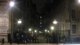 Downing Street gates in London